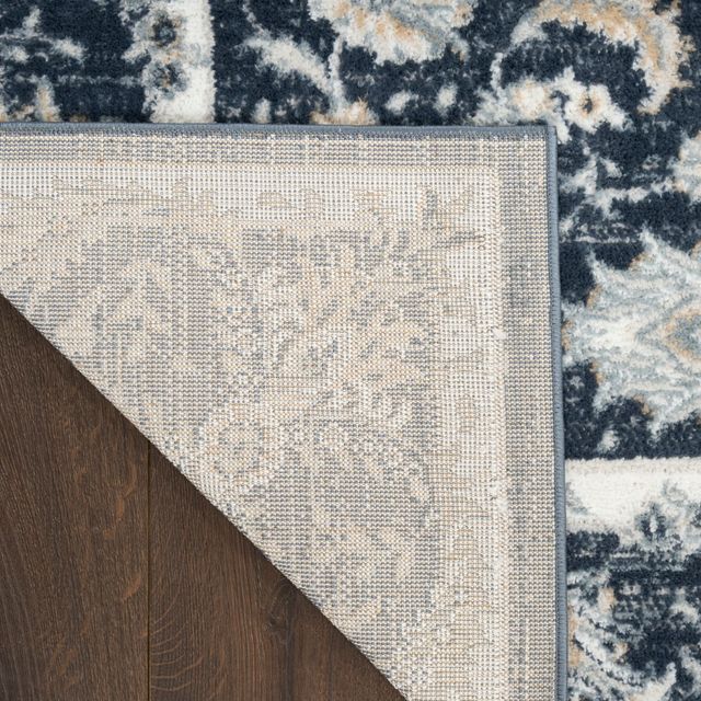 Nourison Home™ Dekor Ivory/Slate 5'x7' Area Rug-2