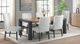 Elements International Breckenridge Light Oak/Black Dining Table-1