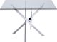 Meridian Furniture Xander Chrome 60" Dining Table-0