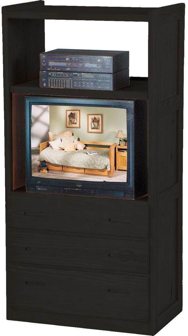 Crate Designs™ Furniture Espresso Wall Unit-0