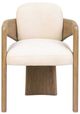 Four Hands Woltz Crypton Wayfarer Snow/Drifted Oak Dining Chair-2