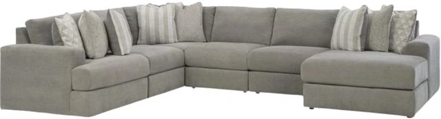 Signature Design by Ashley® Avaliyah 6-Piece Ash Right-Arm Facing Sectional and Chaise-0