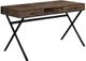Monarch Specialties Inc. Dark Brown Reclaimed Wood 48" Computer Desk-0