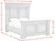 Elements International Kings Court 3-Piece Gray Queen Storage Panel Bedroom Set-2