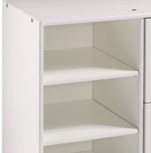 Donco Kids Louver White Youth 2-Drawer Chest-2