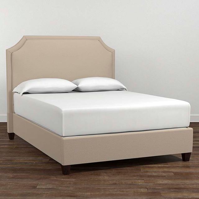 Bassett® Furniture Custom Upholstered Beds Florence Clipped Corner Bed-3