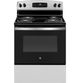 GE® 30" Stainless Steel Freestanding Electric Range-0