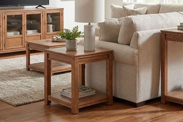 aspenhome® Sandro Brushed Bourbon End Table-1