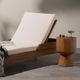 Four Hands Jovie Natural Teak Outdoor End Table-1