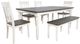 Jofran Inc. Madison County 6-Piece Vintage White Dining Set-0