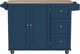 homestyles® Dolly Madison Blue Drop Leaf Kitchen Cart-1