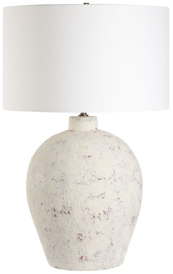 Uttermost® Karena Dark Gray/Ivory Table Lamp-0