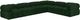Meridian Furniture Ames 6-Piece Green Modular Sectional-0