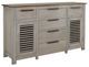 International Furniture Direct Bonfire Light Cream Buffet-0