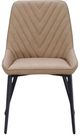 Modus Furniture Lucia Honey/Matte Black Upholstered Dining Chair -1
