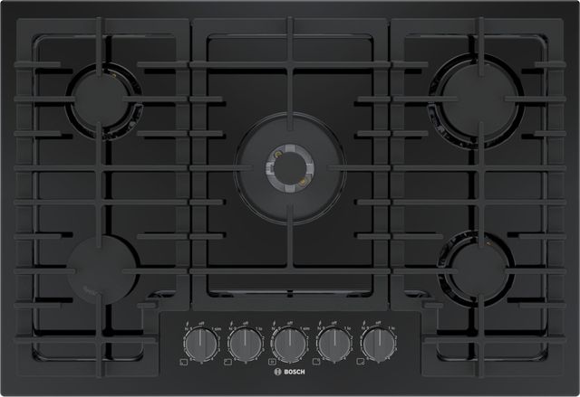 Bosch® 800 Series 30" Black Gas Cooktop-0