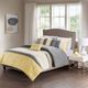 Olliix by 510 Design Yellow King/California King Donnell Embroidered 5 Piece Comforter Set-0