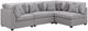 Coaster® Cambria 5-Piece Gray Modular Sectional-0