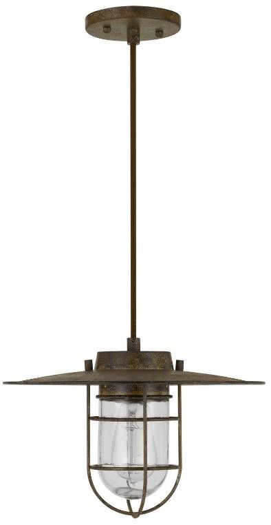 Cal® Lighting & Accessories Owenton Old Rust Pendant-0