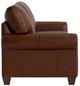 Bassett® Furniture Customizable Carolina Leather Roll Arm Queen Sleeper Sofa-1