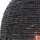 Harp & Finial® Whitaker Matte Black Wood Beads Chandelier-1
