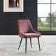 ACME Furniture Riley 2-Piece Black/Pink Side Chair Set-1