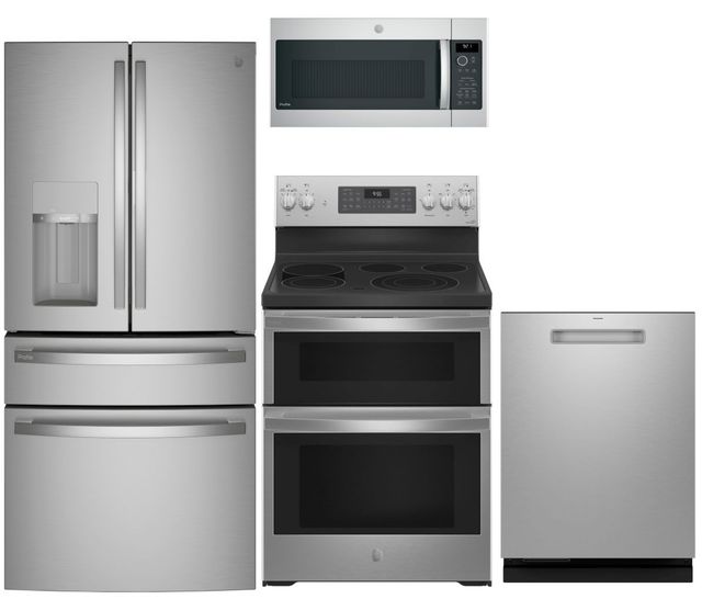 GE Profile Kitchen Package in Finger Print Proof Stainless Steel-0