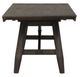 Liberty Furniture Double Bridge 7-Piece Dark Chestnut/Gray Trestle Dining Set-4