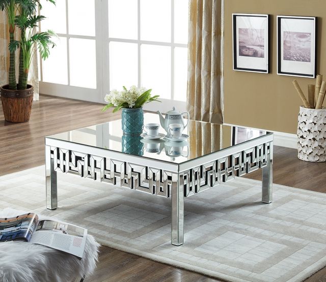 Meridian Furniture Aria Mirrored Coffee Table-3