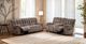 Furniture of America® Hieronymus Dark Brown Manual Loveseat-2