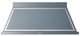 Ilve® Nostalgie II Noblesse 60'' Blue Gray Wall Mounted Range Hood with Chrome Trim-0