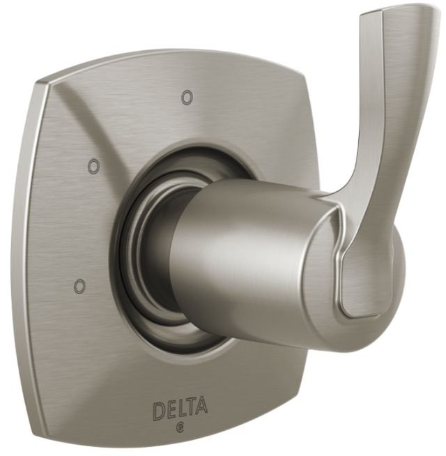 Delta Stryke® Lumicoat® Stainless Three Function Diverter Trim-0
