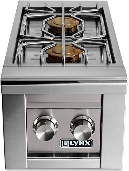 LYNX® Professional 13" Limestone Built-In Double Natural Gas Side Burner-0