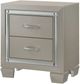 Elements International Platinum 3-Piece Champagne Twin Youth Bedroom Set-3