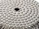 A & B Home Silver Ceramic Stool-2