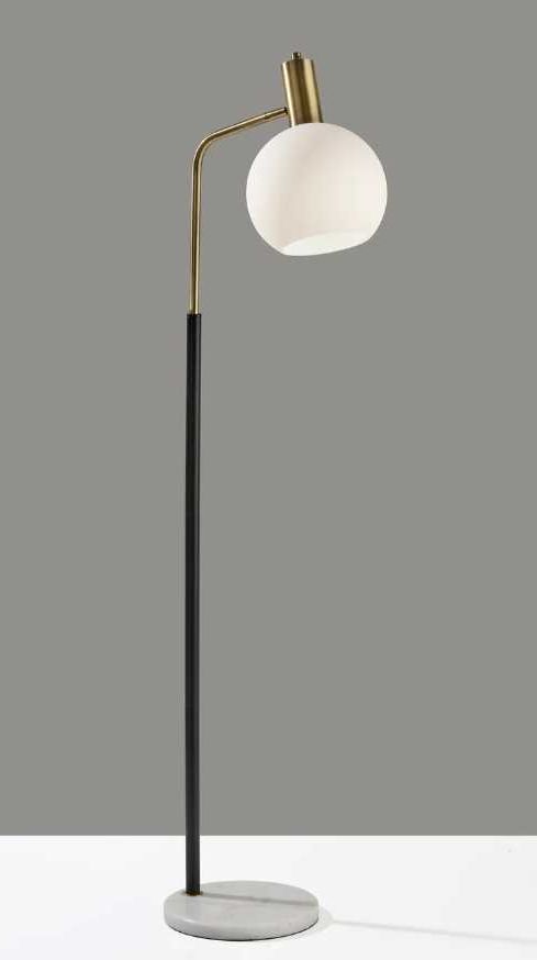 Adesso® Corbin White Floor Lamp-4