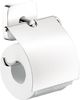 Hansgrohe PuraVida Chrome Toilet Paper Holder with Cover-0