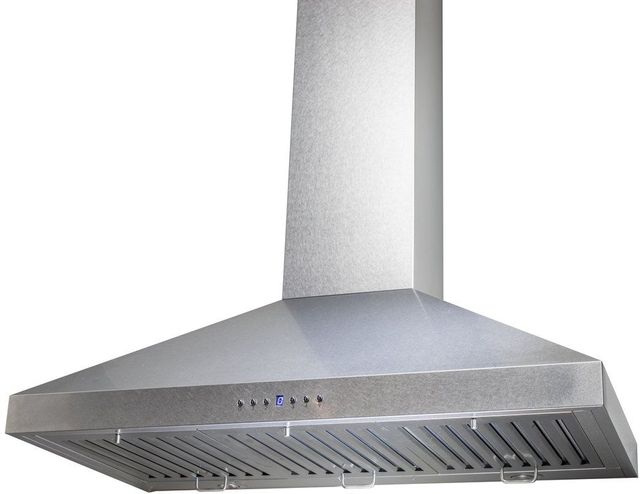 ZLINE 36" Satin Stainless Steel Outdoor Wall Mounted Range Hood-2
