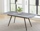 Modus Furniture Lucia Piedra Dining Table with Black Base-1