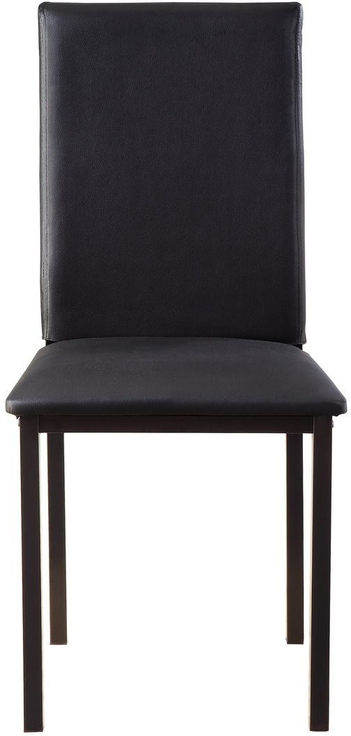 Mazin Furniture Tempe Brown/Black Side Dining Chair-1