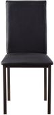Mazin Furniture Tempe Brown/Black Side Dining Chair-1