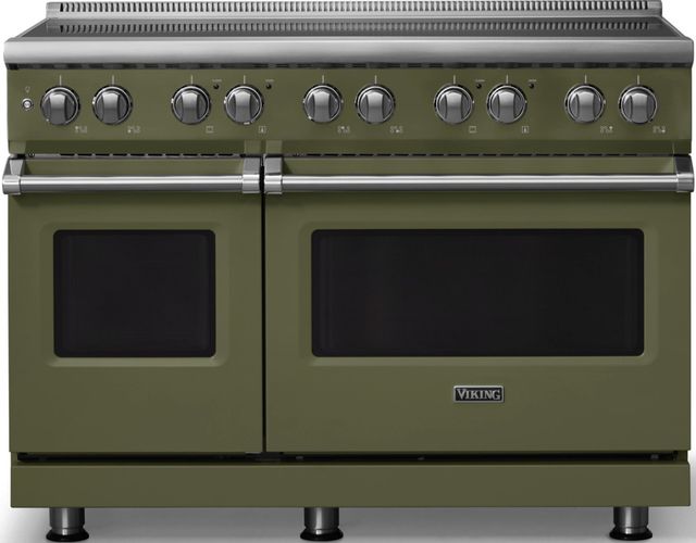 Viking® 5 Series 48" Martini Pro Style Induction Range with Polished Chrome Trim-0