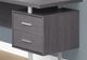 Monarch Specialties Inc. Grey 70" L Shaped Computer Desk-3