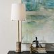 Uttermost® Sepia Antique Brass/Brown Buffet Lamp-1