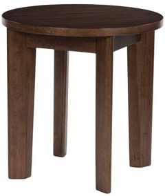 Signature Design by Ashley® Korestone Dark Brown Round End Table