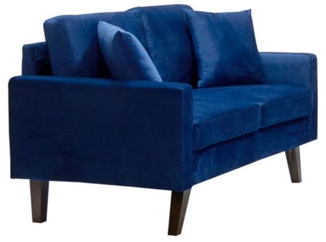 Mazin Furniture Bellerophon Blue Loveseat-0