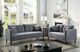 Furniture of America® Lynda Dark Gray Loveseat-1
