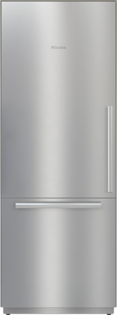 Miele MasterCool™ 30 in. 16.0 Cu. Ft. Stainless Steel Built-In Bottom Freezer Refrigerator