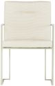 Michael Amini® Laguna Ridge Brushed Silver/Champagne Arm Chair-1