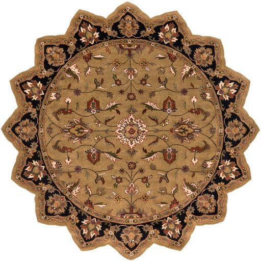 Surya Crowne Gold 8' Star Area Rug-0